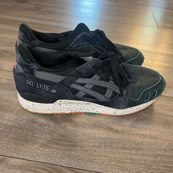 Asics Gel Lyte 3 Black/ Green Casual Sneaker‎ Men 10 main image 4